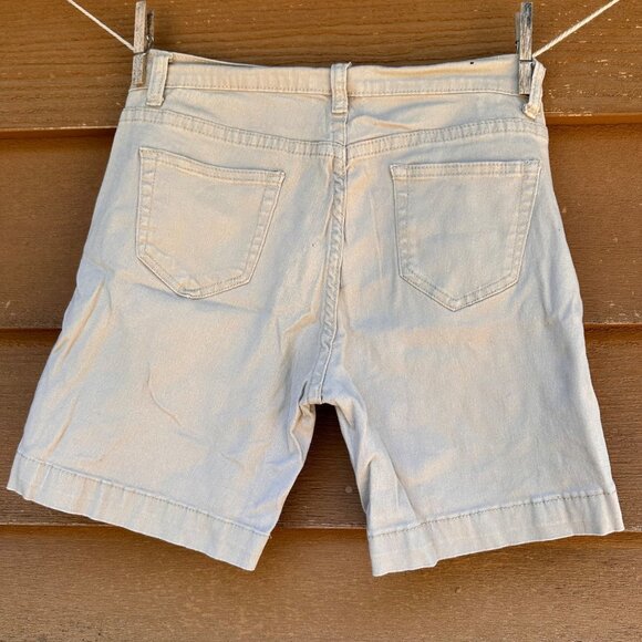 Lings Jeans Womens Tan Stretchy Shorts Size 7/8 Cotton & Spandex - Picture 4 of 12